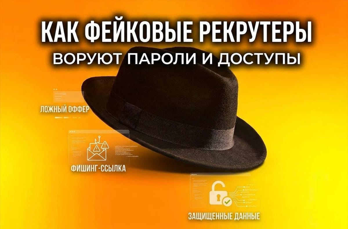 Тестовое с сюрпризом: как фейковые рекрутеры воруют пароли и доступы