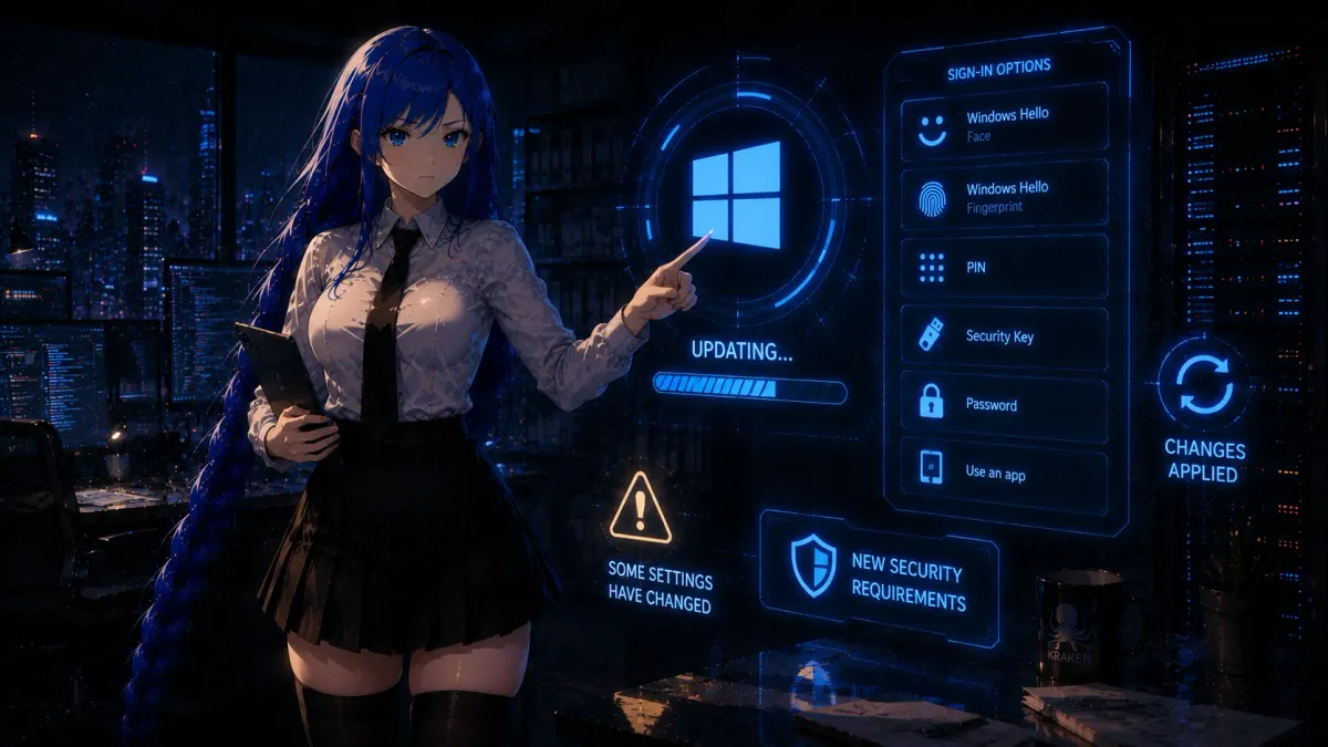 Что происходит с привычным входом в Windows после обновлений Microsoft