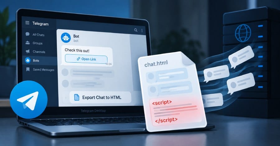 В Telegram Desktop нашли уязвимость, сливающую экспортированные чаты