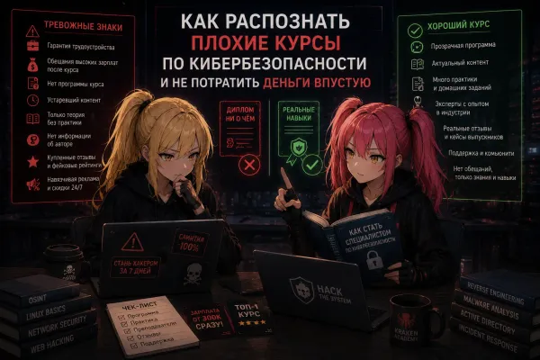 Как распознать плохие курсы по кибербезопасности и не потратить деньги впустую